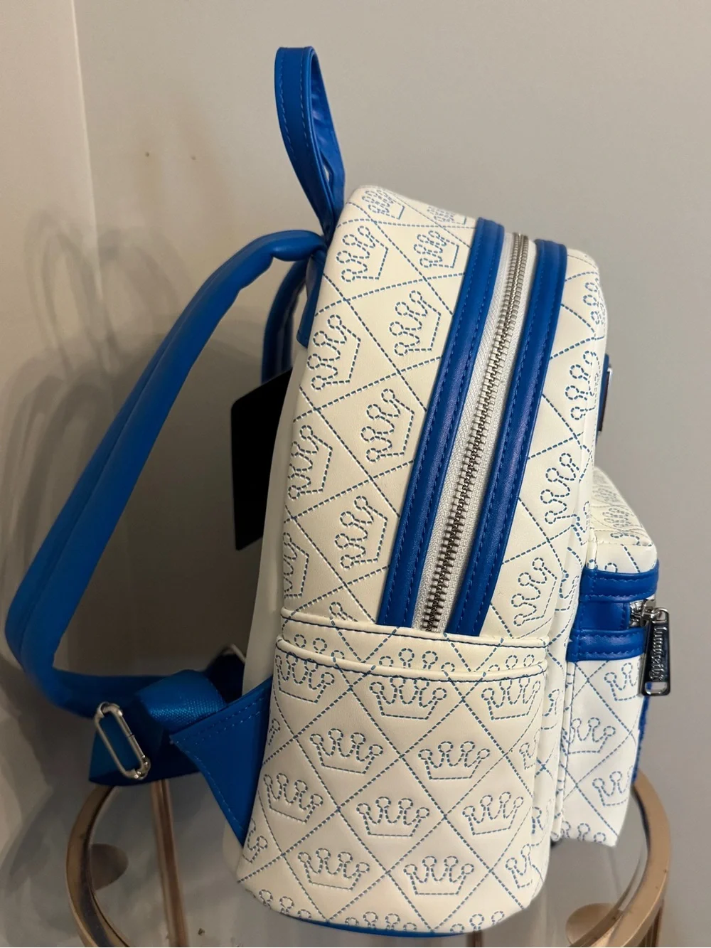 Funko Loungefly Embroidered Crown Pattern Mini Backpack - Picture 2 of 5